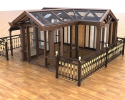 中式近代陽(yáng)光房建造